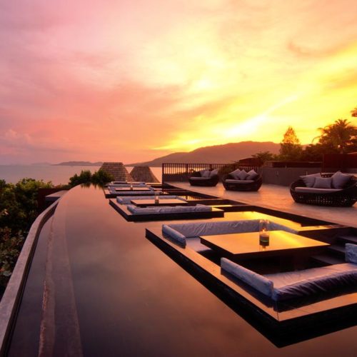 hotel silavadee koh samui thailande coucher de soleil